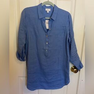 J. Jill Linen Tunic size S NWT